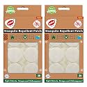 100% Natural Mosquito Repellent Patches For Babies - 30 Patches -White Pack of 2 - |24-Hour Protection| DEET-Free, Citronella &amp; Lemongrass Oil| Protects from Dengue, Chikungunya &amp; Malaria