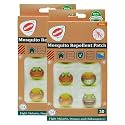 Natural New Smiley Mosquito Patches for Babies with 24hr. Protection | With Citronella, Lemongrass &amp; Eucalyptus Oil Protects from Dengue, Malaria, Chikunguniya (30 Patches Pack of 2)