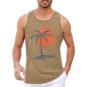 Runcati Mens Workout Tank Tops Gym Sleeveless