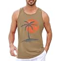Runcati Mens Workout Tank Tops Gym Sleeveless