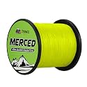 RUNCL Braided Fishing Line Merced, 1000 500 300 Yards Braided Line 4 8 Strands, 6-200LB - Proprietary Weaving Tech, Thin-Coating Tech, Stronger Smoother for Freshwater Saltwater