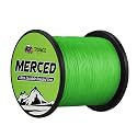 RUNCL Braided Fishing Line Merced, 1000 500 300 Yards Braided Line 4 8 Strands, 6-200LB - Proprietary Weaving Tech, Thin-Coating Tech, Stronger Smoother for Freshwater Saltwater