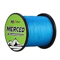RUNCL Braided Fishing Line Merced, 1000 500 300 Yards Braided Line 4 8 Strands, 6-200LB - Proprietary Weaving Tech, Thin-Coating Tech, Stronger Smoother for Freshwater Saltwater