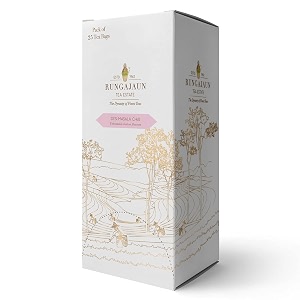 rungajaun desi masala tea 50gms granules masala chai tea box of 25 pyramid tea bags assam ctc tea blended black tea masala chai 100 natural ingredients ginger cinnamon cloves black peppercorns saffron amp cardamom masala tea