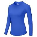 Runhit Compression Shirt Women Long Sleeve, UPF 50+ Crew Neck Workout Base Layer, Quick Dry Athletic Underscrub Tops