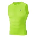 Runhit Sleeveless Compression Shirt Men Tank Top Athletic Muscle Shirts for Men