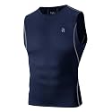 Runhit Sleeveless Compression Shirt Men Tank Top Athletic Muscle Shirts for Men