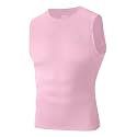 Runhit Sleeveless Compression Shirt Men Tank Top Athletic Muscle Shirts for Men