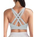 RUNNING GIRL High Impact Sports Bras for Women, High Support Running Adjustable Workout Sports Bras with Sewn in Pads