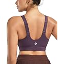 RUNNING GIRL Adjustable Straps High Impact Sports Bra for Women,High Support Workout Sports Bras with Sewn in Pads
