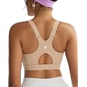 RUNNING GIRL High Impact Sports Bras for Women, High Support Running Adjustable Workout Sports Bras with Sewn in Pads