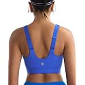 RUNNING GIRL Adjustable Straps High Impact Sports Bra for Women,High Support Workout Sports Bras with Sewn in Pads