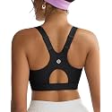 RUNNING GIRL High Impact Sports Bras for Women, High Support Running Adjustable Workout Sports Bras with Sewn in Pads