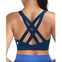 RUNNING GIRL High Impact Sports Bras for Women, High Support Running Adjustable Workout Sports Bras with Sewn in Pads