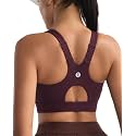 RUNNING GIRL High Impact Sports Bras for Women, High Support Running Adjustable Workout Sports Bras with Sewn in Pads
