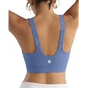 RUNNING GIRL Adjustable Straps High Impact Sports Bra for Women,High Support Workout Sports Bras with Sewn in Pads