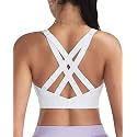RUNNING GIRL High Impact Sports Bras for Women, High Support Running Adjustable Workout Sports Bras with Sewn in Pads