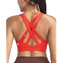RUNNING GIRL High Impact Sports Bras for Women, High Support Running Adjustable Workout Sports Bras with Sewn in Pads