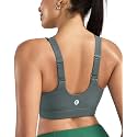 RUNNING GIRL Adjustable Straps High Impact Sports Bra for Women,High Support Workout Sports Bras with Sewn in Pads