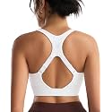 RUNNING GIRL Adjustable Straps High Impact Sports Bra for Women,High Support Workout Sports Bras with Sewn in Pads