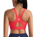 RUNNING GIRL High Impact Sports Bras for Women, High Support Running Adjustable Workout Sports Bras with Sewn in Pads