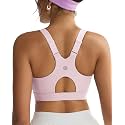 RUNNING GIRL High Impact Sports Bras for Women, High Support Running Adjustable Workout Sports Bras with Sewn in Pads