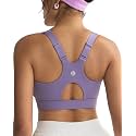 RUNNING GIRL High Impact Sports Bras for Women, High Support Running Adjustable Workout Sports Bras with Sewn in Pads