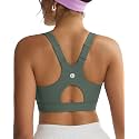 RUNNING GIRL High Impact Sports Bras for Women, High Support Running Adjustable Workout Sports Bras with Sewn in Pads