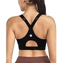 RUNNING GIRL High Impact Sports Bras for Women, High Support Running Adjustable Workout Sports Bras with Sewn in Pads