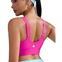 RUNNING GIRL Adjustable Straps High Impact Sports Bra for Women,High Support Workout Sports Bras with Sewn in Pads