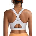 RUNNING GIRL High Impact Sports Bras for Women, High Support Running Adjustable Workout Sports Bras with Sewn in Pads