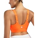 RUNNING GIRL Adjustable Straps High Impact Sports Bra for Women,High Support Workout Sports Bras with Sewn in Pads