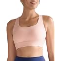 RUNNING GIRL High Impact Sports Bras for Women - Scoop Neck Strappy Sports Bra High Support Moulded Cup Workout Bra