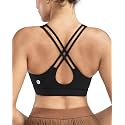 RUNNING GIRL Sports Bras for Women,Padded Sports Bra Tank Top Sexy Crisscross Back High Impact Longline Workout Yoga Bra