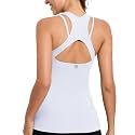 RUNNING GIRL Tank Tops with Built in Bras,Workout Racerback Tank Tops for Women Athletic Yoga Top