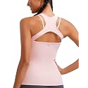 RUNNING GIRL Tank Tops with Built in Bras,Workout Racerback Tank Tops for Women Athletic Yoga Top