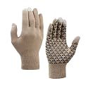Running Gloves for Men, Warm Soft Texting Winter Gloves for Women,Knit Stretchy Touch Screen Glove for Cycling