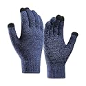 Running Gloves for Men, Warm Soft Texting Winter Gloves for Women,Knit Stretchy Touch Screen Glove for Cycling