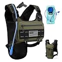 Running Hydration Vest with 2L Water Bladder， Lightweight Adjustable Hydration EDC Chest Pack for Men and Women, Water Backpack for Hiking, Cycling