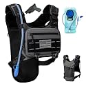 Running Hydration Vest with 2L Water Bladder， Lightweight Adjustable Hydration EDC Chest Pack for Men and Women, Water Backpack for Hiking, Cycling