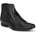 Men39s Black Synthetic Zip Slip on Formal