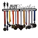Run Together Stay Together Medal Hanger - Black (61 cm x 18 cm)