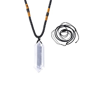 Runyangshi Clear Quartz Healing Crystal Pendants Double