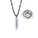 Runyangshi Clear Quartz Healing Crystal Pendants Double