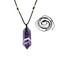 Runyangshi Healing Crystal Pendants Double Pointed Natural