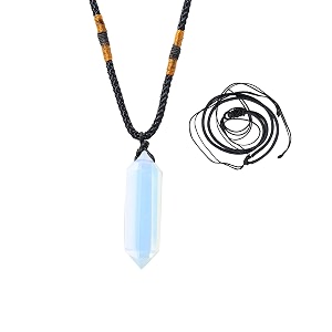 Runyangshi Opal Healing Crystal Pendants Double Pointed