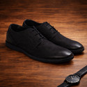 RUOSH Storm Men Black Sneakers Corporate Casuals