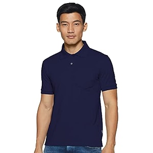 rupa bumchums men super combed cotton solid half sleeve club collar polo regular fit t-shirt with chest pocket