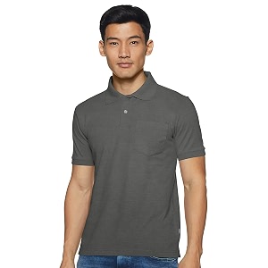 rupa bumchums men super combed cotton solid half sleeve club collar polo regular fit t-shirt with chest pocket