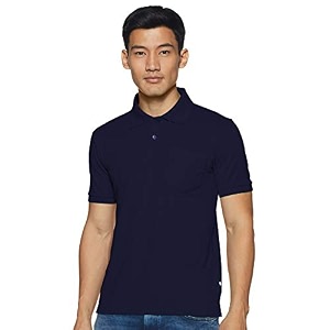 rupa bumchums men super combed cotton solid half sleeve club collar polo regular fit t-shirt with chest pocket